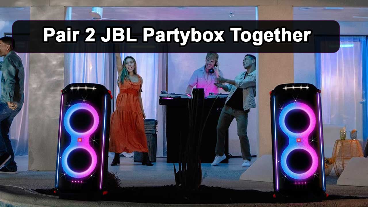 How to Connect JBL Partybox Speakers Together